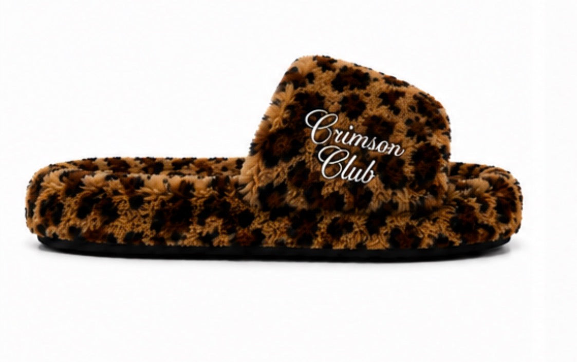 Leopard Fur Slide (*PREORDER)